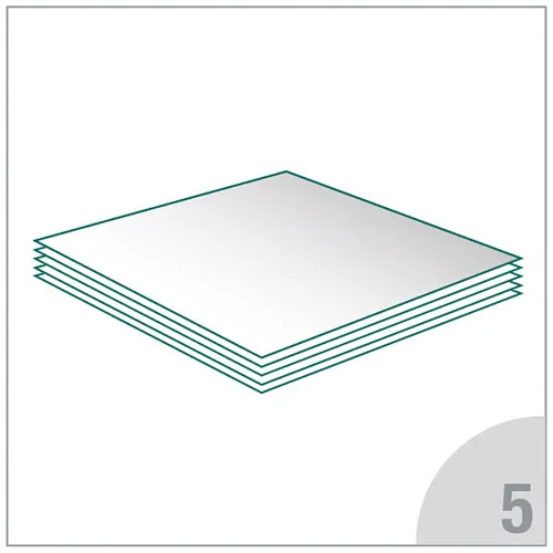Mullkompressen, steril, à 5,  7,5×7,5cm, 8-fach, VM 17 Papier/Papier
