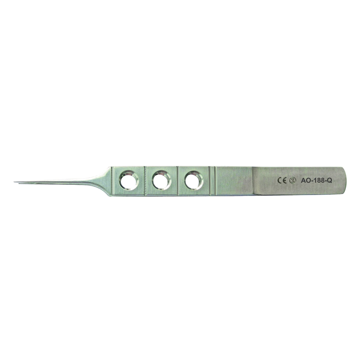 Mikropinzette, gerade, Fadenplatte – STERIL, Scilo