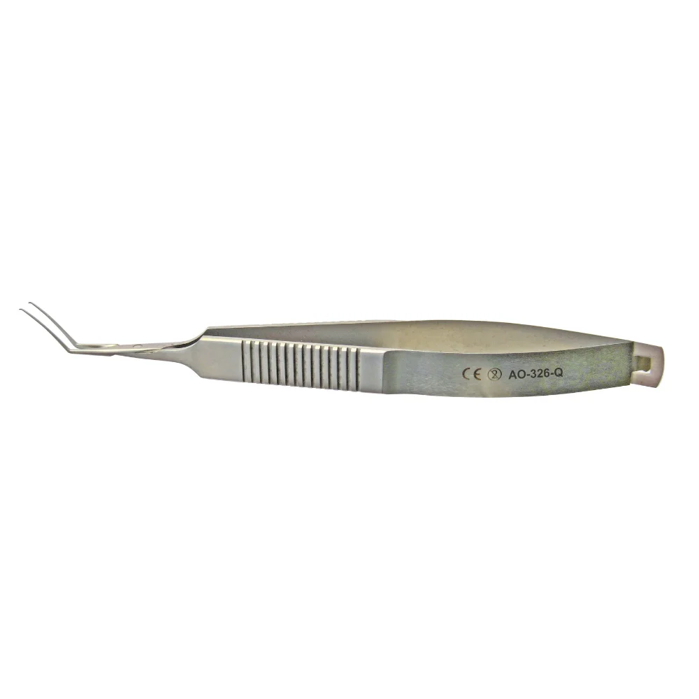 Federpinzette CAPSULORHEXIS, gebogen – STERIL, Scilo