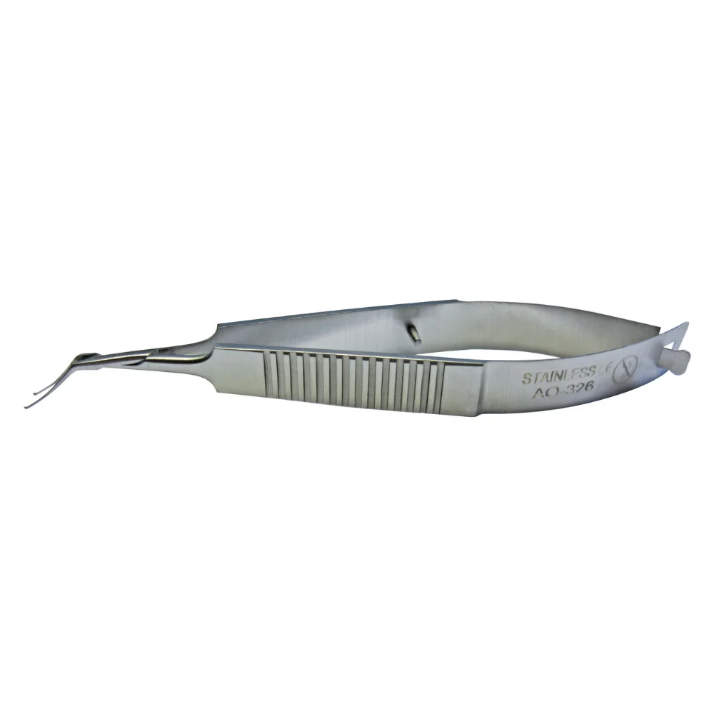 Federpinzette CAPSULORHEXIS gebogen – STERIL, Scilo