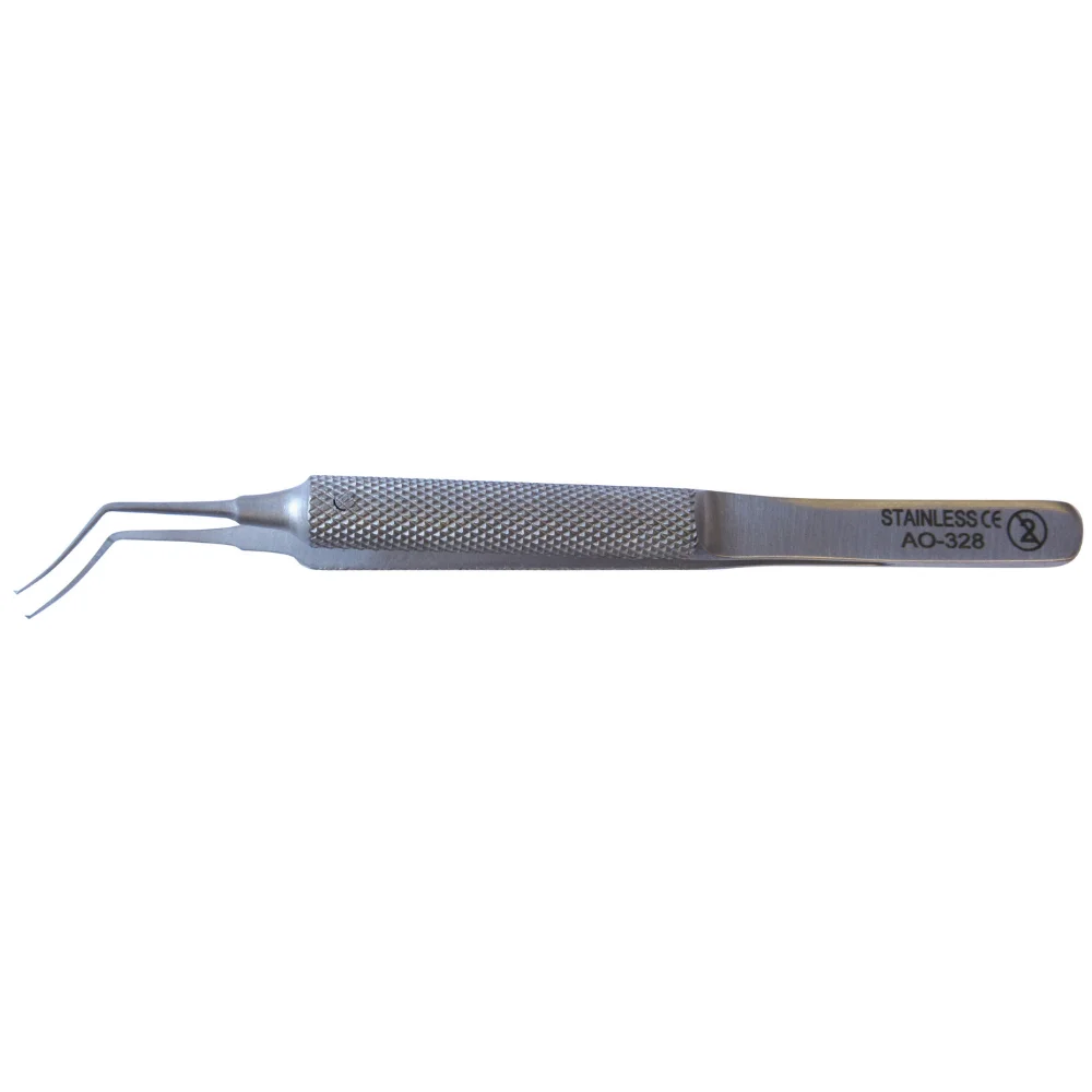 Mikropinzette CAPSULORHEXIS, gebogen – STERIL, Scilo