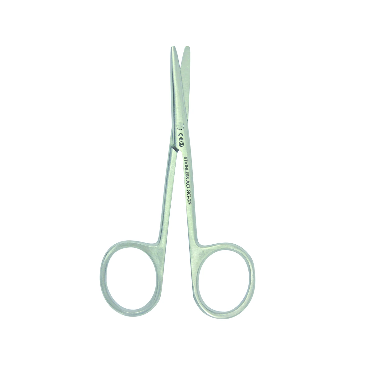 Strabismusschere, gerade, stumpf – STERIL, Scilo