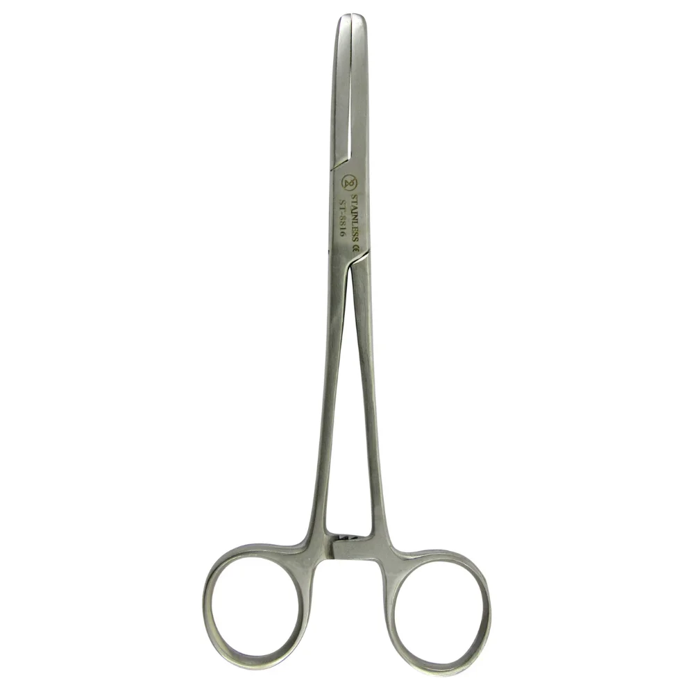 Schlauchklemme ohne Riffelung, 16 cm – STERIL, Scilo