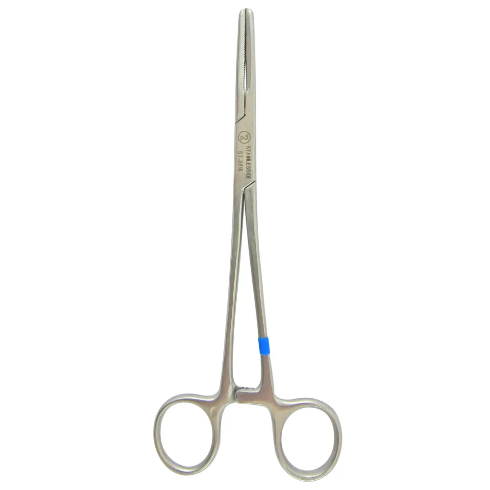 Schlauchklemme mit Riffelung, 18 cm – STERIL, Scilo