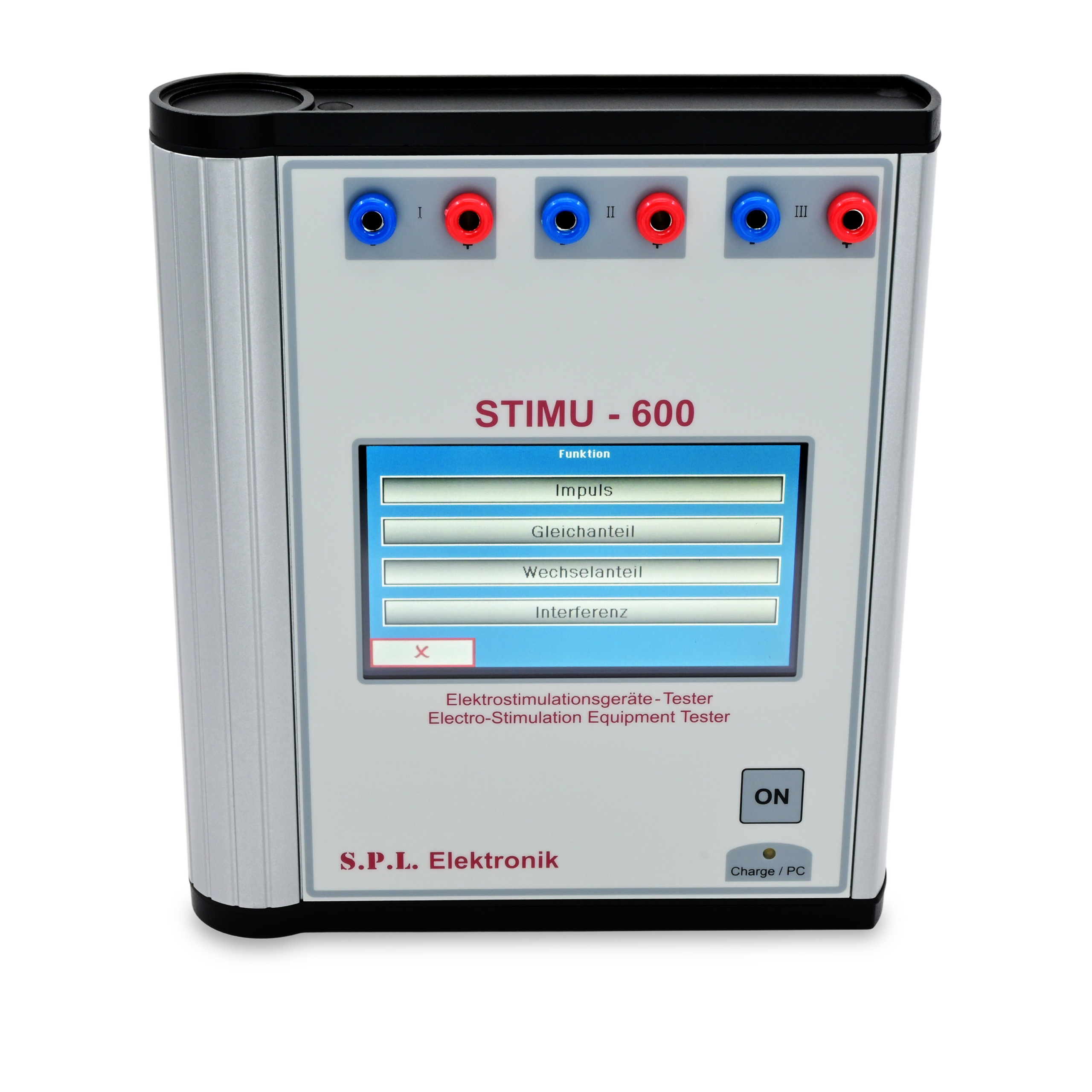 STIMU-600 : Prüfgerät zur Funktionsprüfung von Geräten zur Elektrostimulation